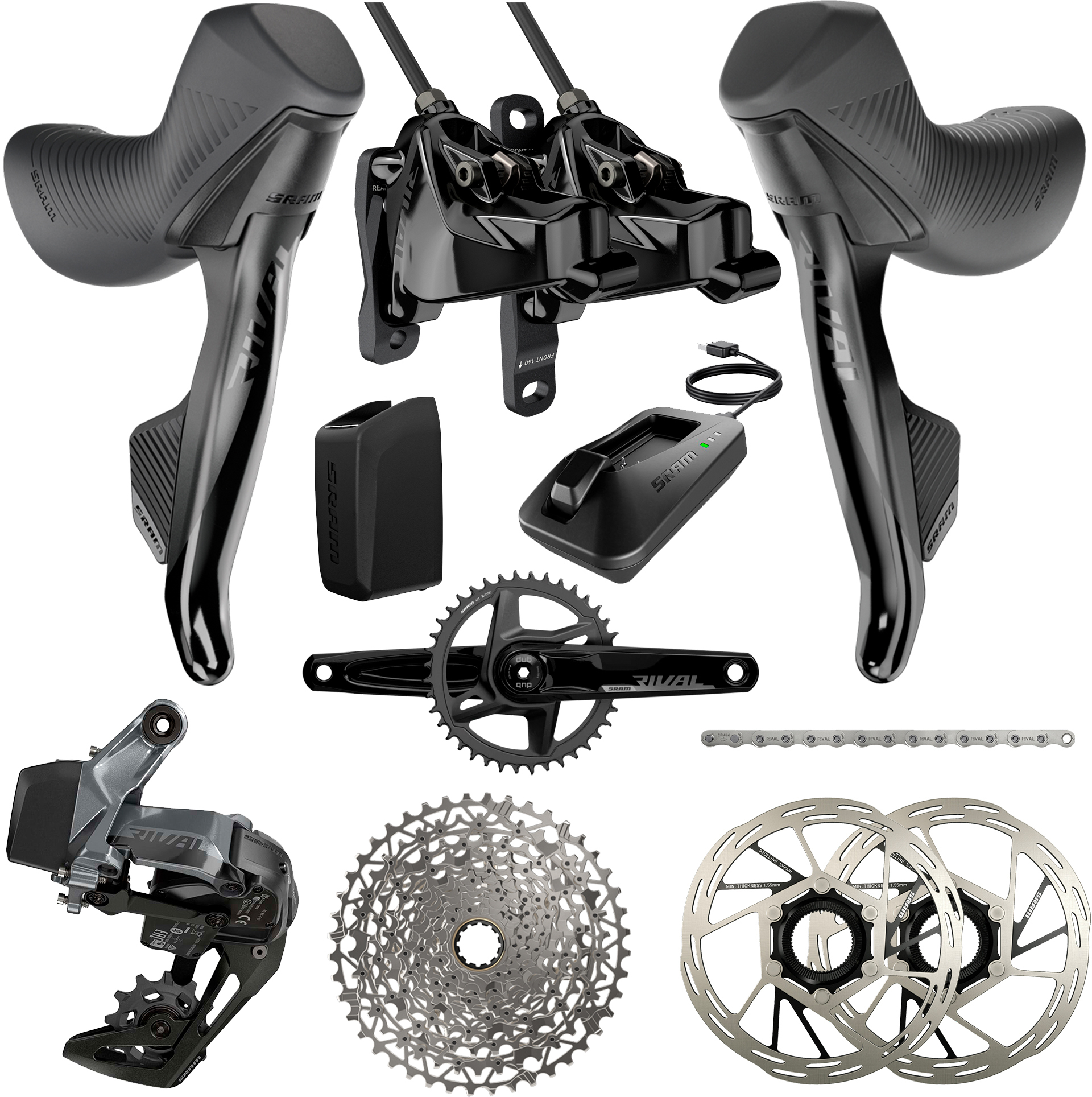 sram sram rival axs xplr groupset 165mm 82378489